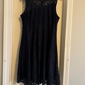 Blue Sleeveless Dress